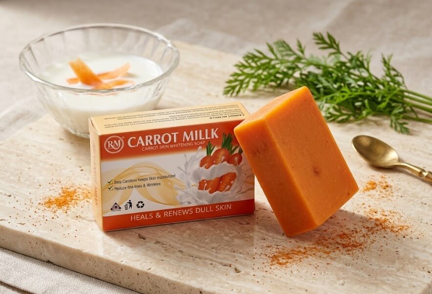 Raj carrot milk soap